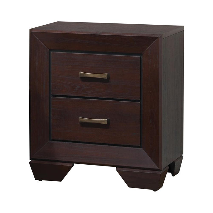 Kauffman 2-drawer Nightstand Dark Cocoa image