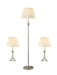 Griffin 3-piece Slender Lamp Set Brushed Nickel image