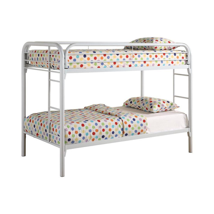 Morgan Twin Over Twin Bunk Bed White