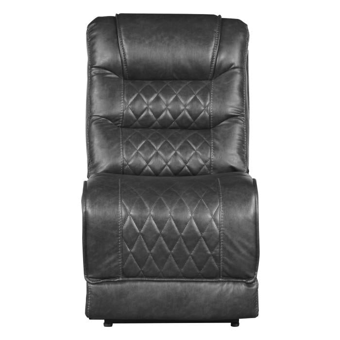 Putnam Power Armless Reclining Chair in Gray 9405GY-ARPW image