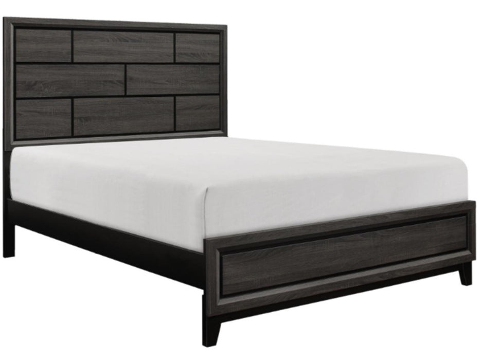 Davi Full Panel Bed in Gray 1645F-1*