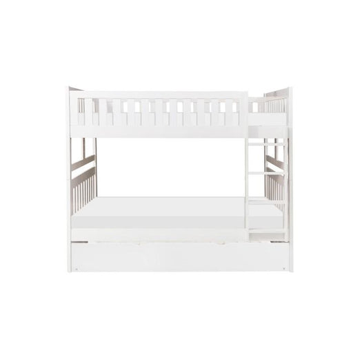 Galen Full/Full Bunk Bed w/ Twin Trundle in White B2053FFW-1*R image